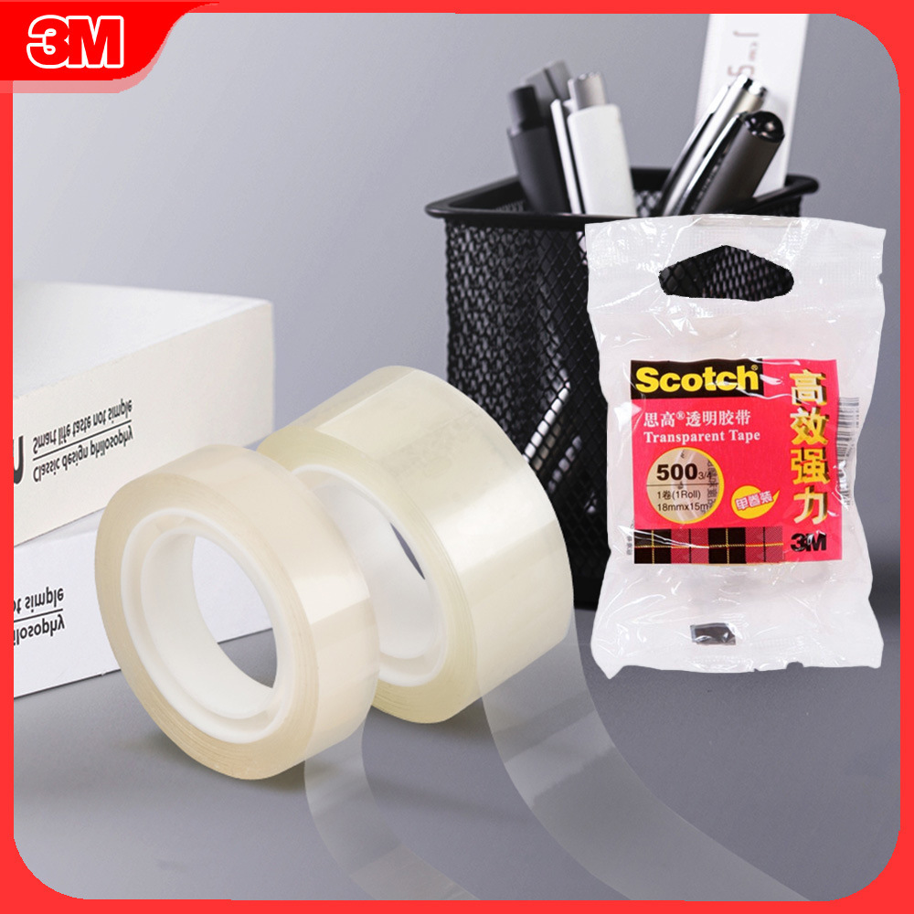 Office Technologies - Лента 3M Scotch 500 прозрачная, высокоэффективная,