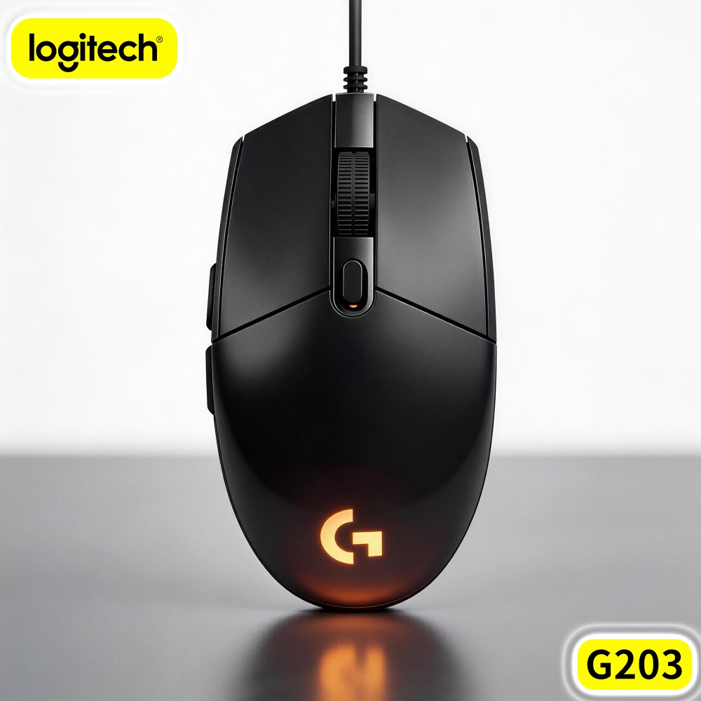 Проводная игровая мышь Logitec – обзор и цена Logitech Mouse G203