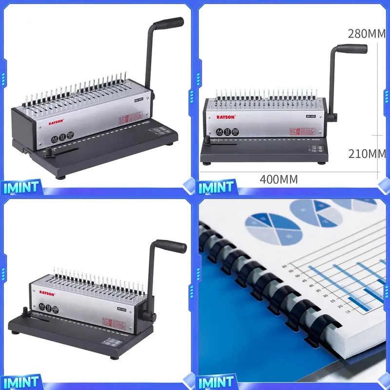 Промышленный переплетчик Rayso – обзор и цена Binding Machine Comb