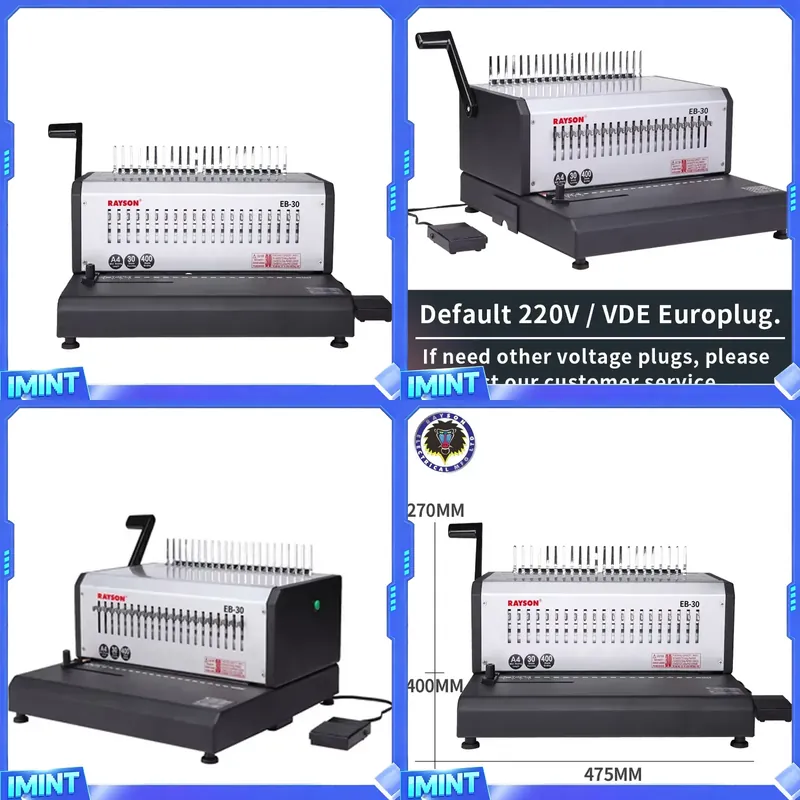 Электрический переплетчик RAYS – обзор и цена Binding Machine Comb